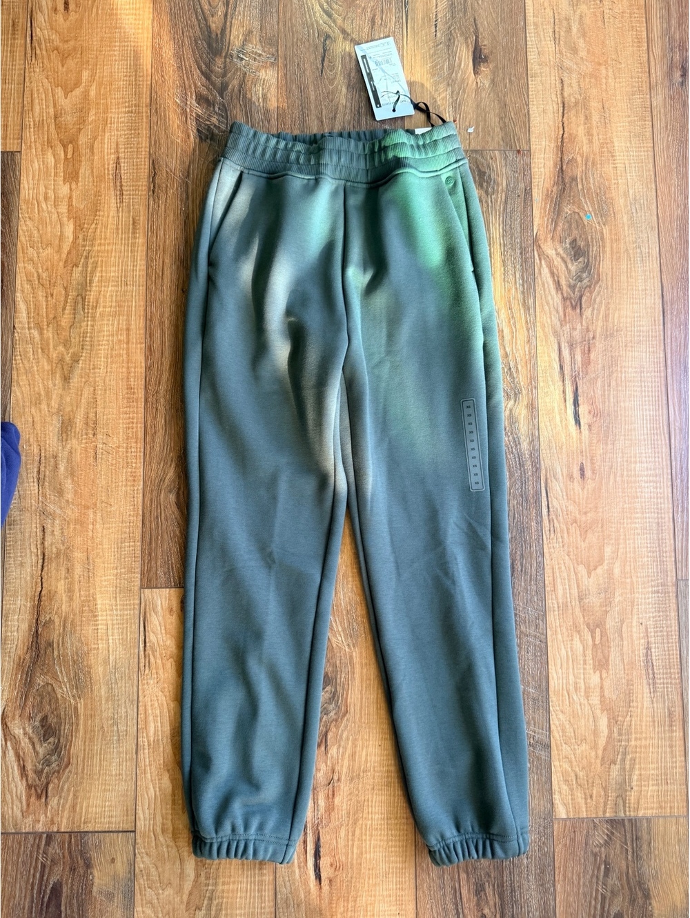 CALIA Women’s Soft Scuba Fleece High-Rise Joggers XS Ivy Green NWT